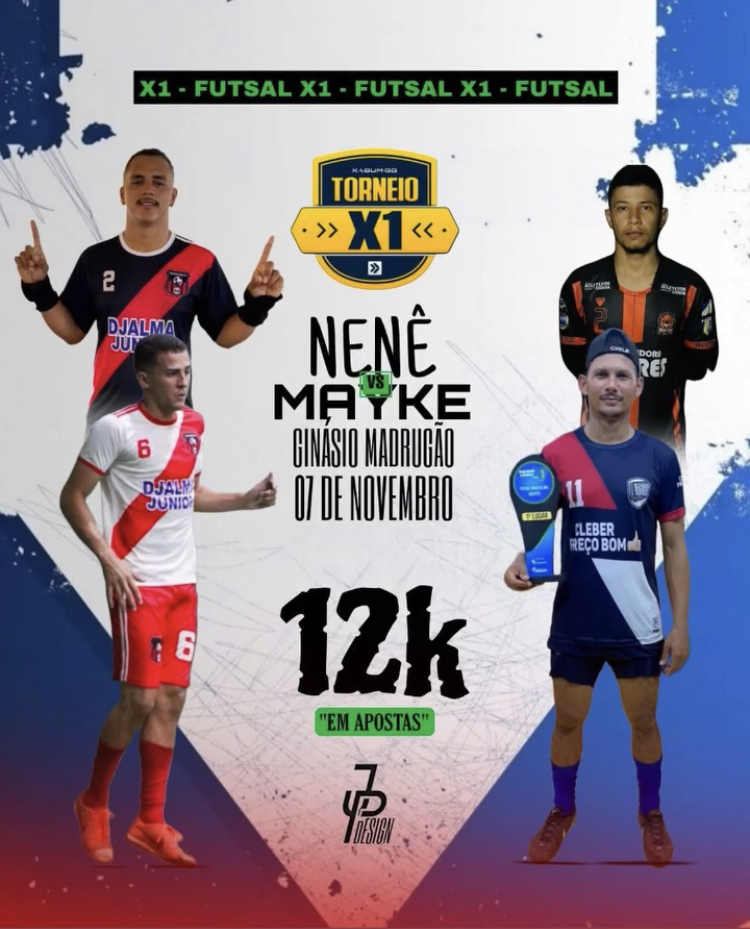 Desafio de Futsal: Mayke Surpreende e Vence Neném por 4 a 2"