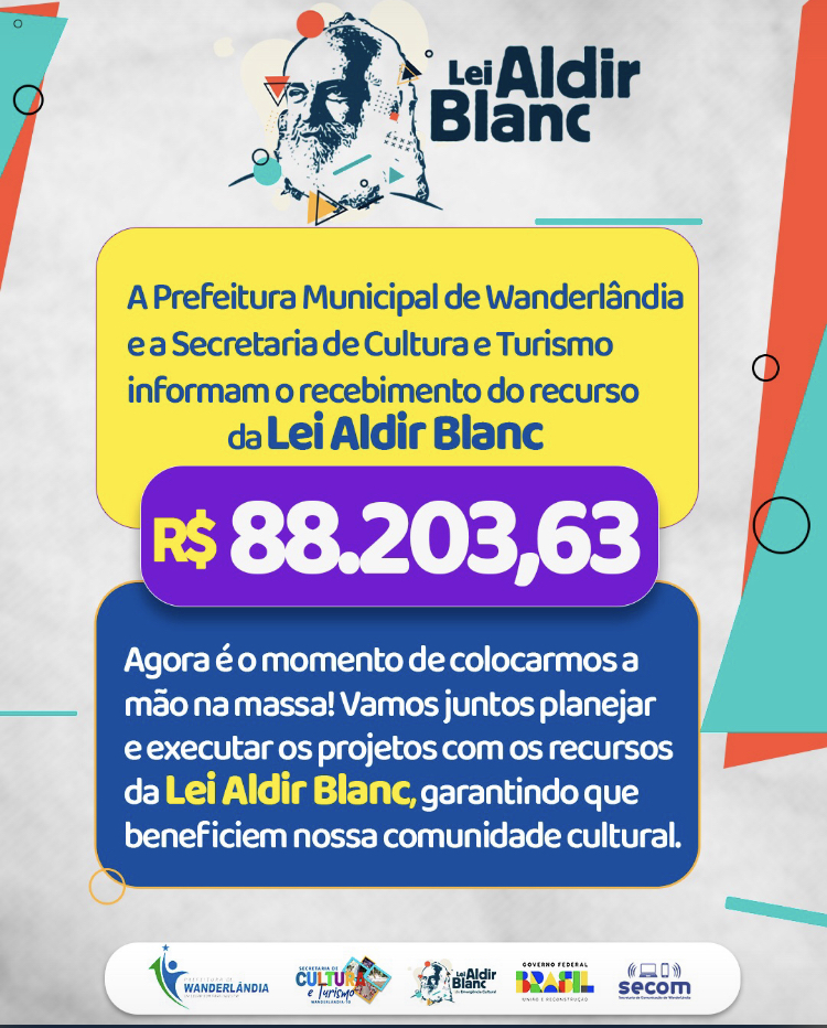 ​Vitória para os Artistas e Cultura de Wanderlândia!